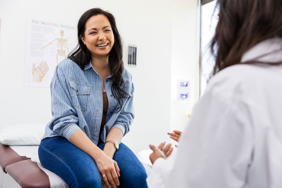Woman in Dearborn Michigan Urgent Care